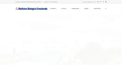 Desktop Screenshot of medicinabiologicaemozionale.com